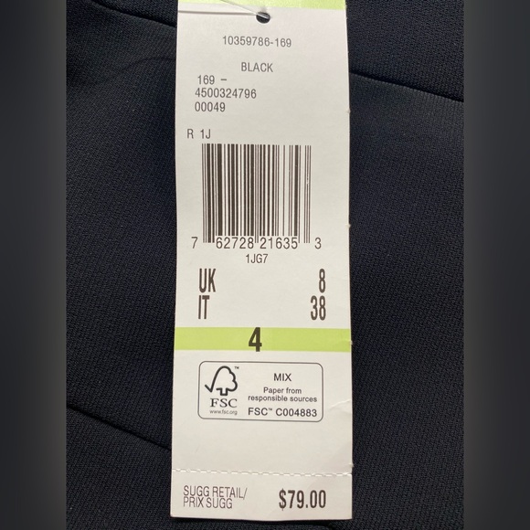 Kasper Separates Black Skirt NWT Size 4 F - Picture 11 of 13